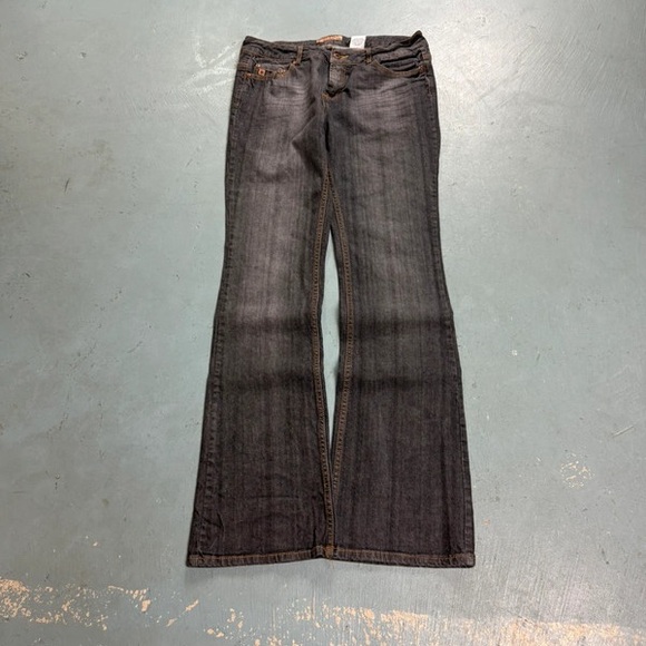 Paris Blues Dark Gray Straight Leg Jeans - Picture 1 of 4